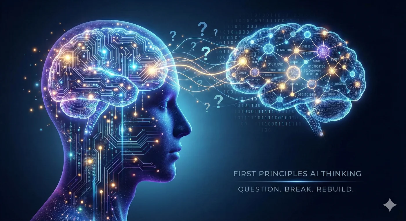KI-Denkmethode: Annahmen hinterfragen mit First Principles in 5 Schritten