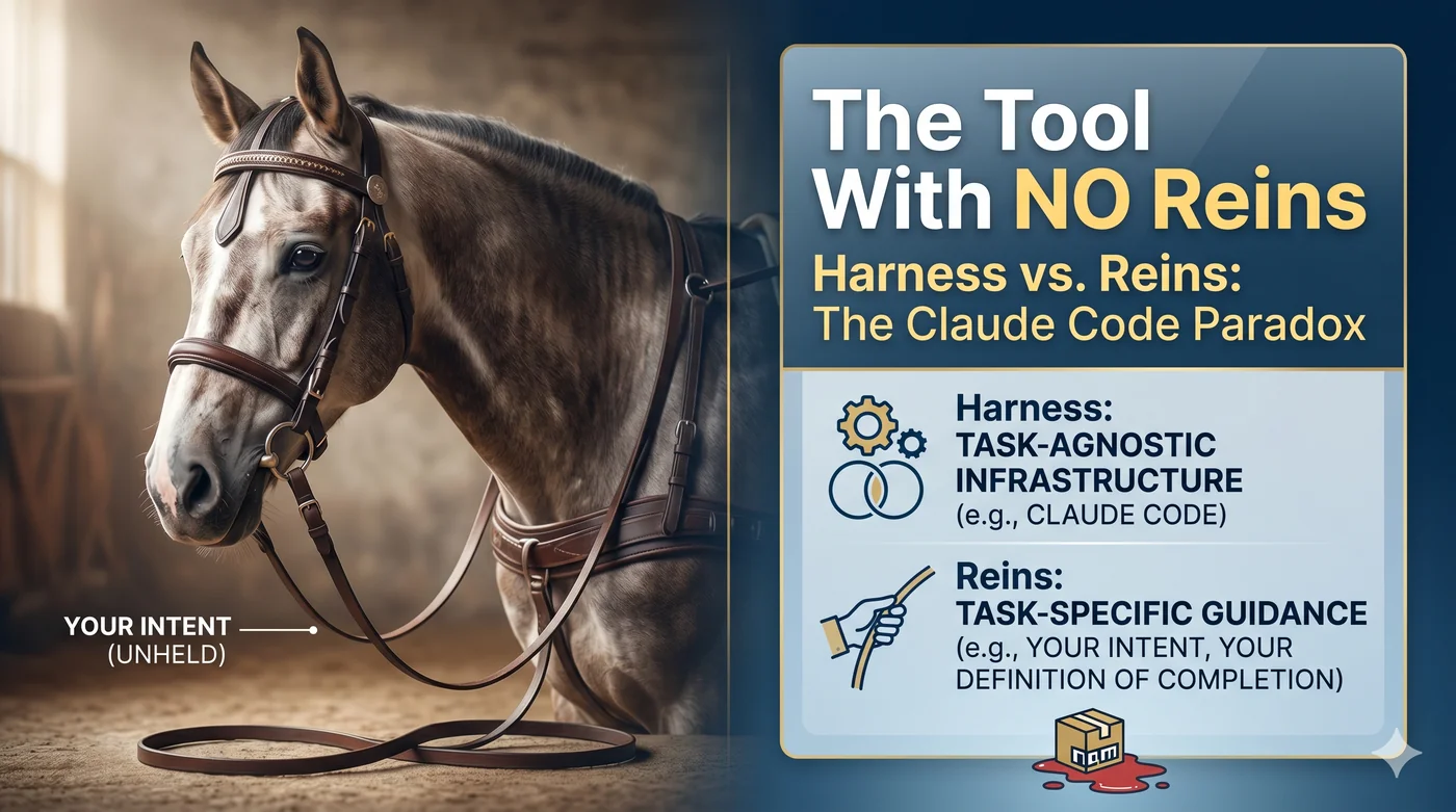 The boundary between harness and reins