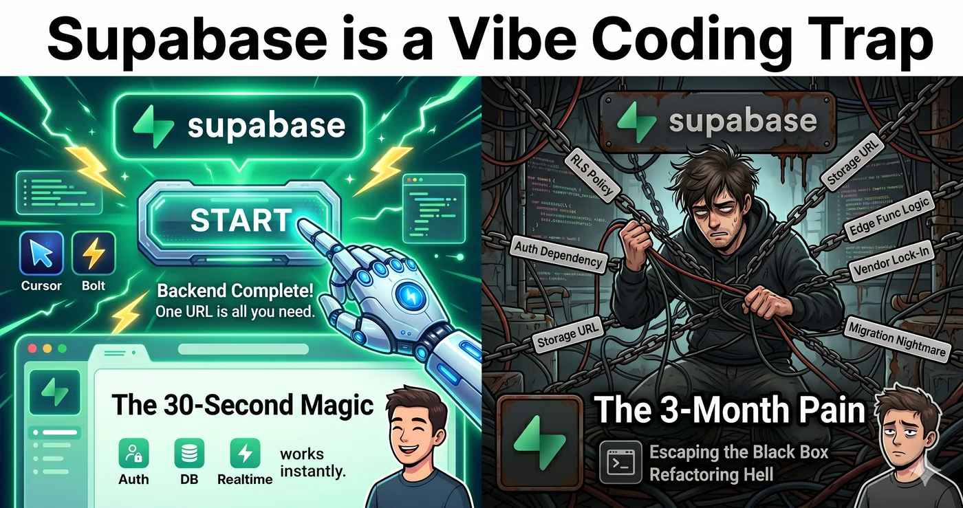 Supabase Is a Vibe Coding Trap